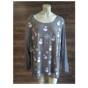 Merry wear striped shirt size 3X